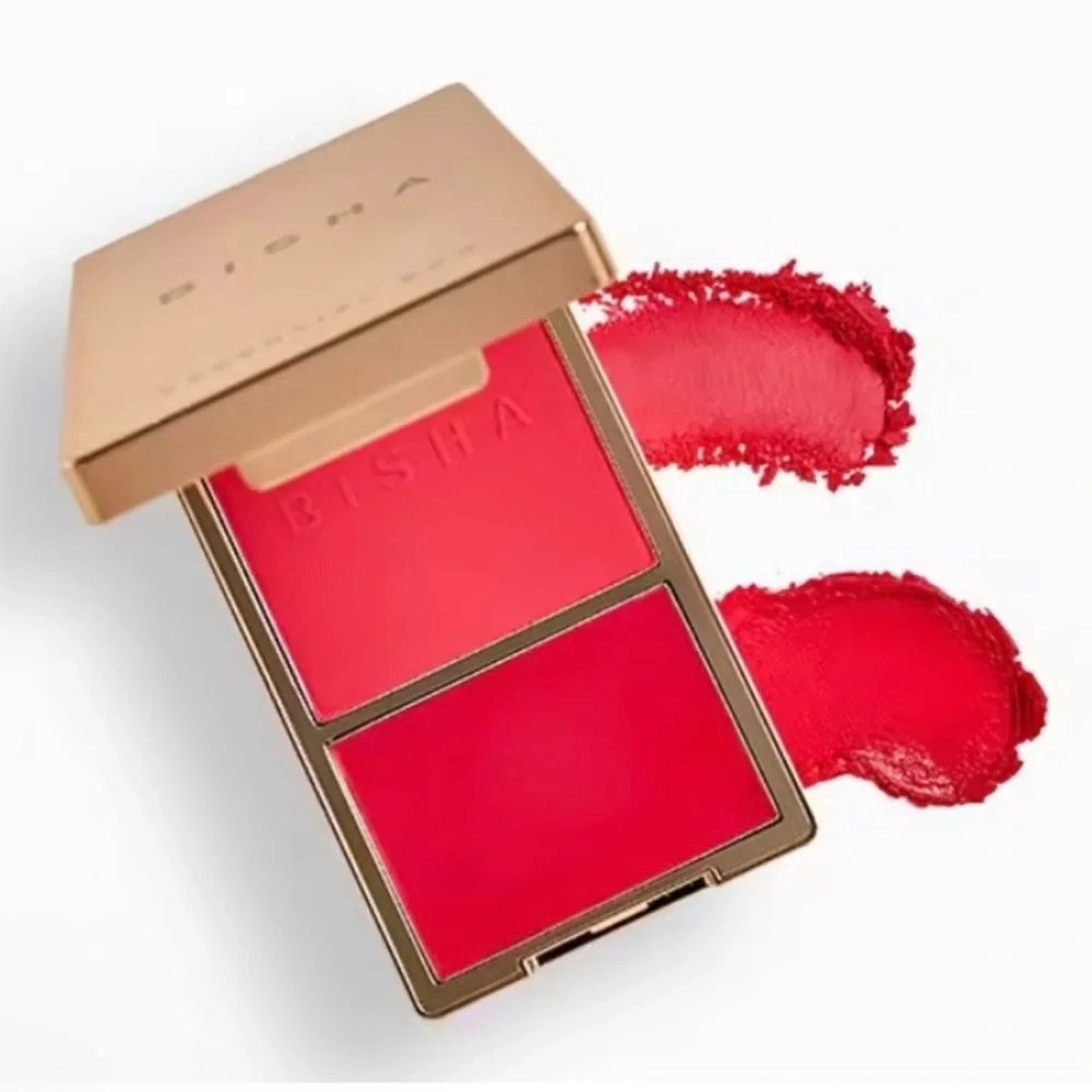 BISHA Essential Duo Blush In Bahamas (Peachy Coral)